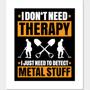 Detectorist Metal Detecting Metal Detector Posters and Art